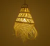 Pendelleuchte Bayamo | Boho Hängelampe aus Doumpalmenblatt Produktbild-Vorschau 2