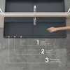 doporro Vasque à Poser Gris Noir Mat avec Bonde Lavabo de Voir les images du produit 2