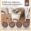 Bieco 04000467, Koš na hračky, Béžová, Čokoláda, Volně Náhled obrázku produktu 4