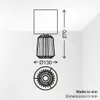Briloner Nachttischlampe Keramikfuß Ø13x27 cm E14 Fassung Produktbild-Vorschau 9