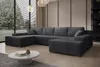 Ecksofa Couch U-Form mit Schlaffunktion, POSO-Stoff Produktbild-Vorschau 3