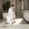 Tabouret coffre de rangement - blanc Voir les images du produit 4