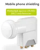Goobay 67271 LNB Universal Quattro, blanc-gris - LNB SAT Voir les images du produit 5