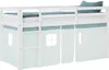 Homestyle4u Kinder Hochbett 90x200 mit Lattenrost Vorhang Produktbild-Vorschau 18