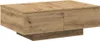 A wooden coffee table with two drawers, shown from a front-side angle against a white background. Voir les images du produit