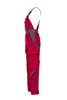Planam Latzhose Highline Gr. 64 rot/schiefer/schwarz Produktbild-Vorschau 4