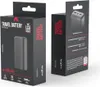 Two boxes of a travel battery power bank are shown, one in front of the other. Produktbild-Vorschau