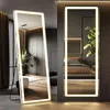 Spiegel langer Spiegel Ankleidespiegel LED-Spiegel Produktbild-Vorschau 2