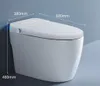 Slim toilet (Japans toilet) Horizontale afvoer 180 mm Grijs Productafbeelding-voorbeeld 7