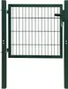 vidaXL Zauntor Stahl Grün 100x100 cm Produktbild-Vorschau 6