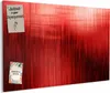 Magnettafel 90 x 60 cm „Vertikale Linien in Rot“ – Produktbild-Vorschau 1