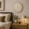 Horloge murale minimaliste SUM, motif marbre, Ø 30 cm Voir les images du produit 3