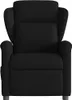 vidaXL Massagesessel Schwarz Stoff Produktbild-Vorschau 2