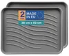 Schuhabtropfschale 50x38x2,5cm Anthrazit 2er-Pack, Produktbild-Vorschau 1