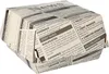Burgerboxen, Pappe 7,8 cm x 11 cm x 11,5 cm "Newsprint" Produktbild-Vorschau 2