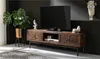 home24 TV-Lowboard - Akazie massiv / Metall - Akazie / Produktbild-Vorschau 2