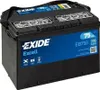 EXIDE Excell Starterbatterie 12V 70Ah 740A/EN Batterie Produktbild-Vorschau 1