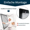 ROSEJANE Insektenschutz Fenster 80 × 100 cm, Fliegengitter Produktbild-Vorschau 3