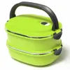 2/1 Schicht Edelstahl Isoliert Bento Lunchbox Produktbild-Vorschau 1