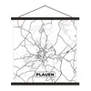 MuchoWow® Textilposter Plauen - Karte - Stadtplan 120x120 Produktbild-Vorschau 1