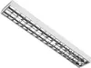 Svietidlo pre LED trubice 2x120 kancelárske leštený hliník Náhľad obrázku produktu 5