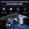 LED-Eisregen-Lichterkette LED Beleuchtung Lichterkette Produktbild-Vorschau 2