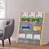 Kinder Bücherregal - Standregal mit 6 Ebenen - Offenes Holz Produktbild-Vorschau 7