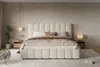 Lit double rembourré 160 × 200 cm avec coffre de rangement Voir les images du produit 14