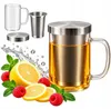 Glazen theepot met filter en deksel, 400 ml, gemaakt van Productafbeelding-voorbeeld 1