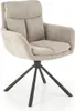 Esszimmerstuhl K495, 2er Set, Beige, gepolstert, 60 cm Produktbild-Vorschau 1
