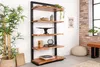 riess-ambiente Bücherregal MAMMUT 180cm natur schwarz Produktbild-Vorschau 2
