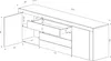 doporro Sideboard Kommode in Anthrazit matt 167x36 cm Produktbild-Vorschau 7