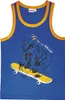Jungen Tanktop Gorilla  - Dunkelblau - 134 Produktbild-Vorschau 1