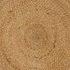 Teppich Natur Ø 120 cm Jute - Designerteppiche DE755 Produktbild-Vorschau 2