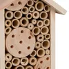 Relaxdays Bienenhotel, Holz, Insektenhotel Wildbienen, Produktbild-Vorschau 6