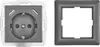 USB Schutzkontakt Steckdose 2 x USB Anschluss 2800mA Produktbild-Vorschau 1