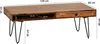 Wohnling Table basse en bois massif de Sheesham 120 x 60 x Voir les images du produit 2