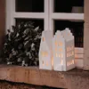 Großes Lichthaus Spitzdach 12 x 11 x 30,5 cm Produktbild-Vorschau 1