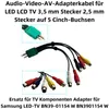 D52 AV Video Audio Adapter Kabel – 3-in-1 AV Anschluss für Produktbild-Vorschau 2