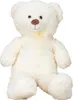 Teddybär 100 cm creme-weiss mit Schleife Kuscheltier Produktbild-Vorschau 1