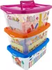 Aufbewahrungsbox für Kinder transparent mit Deckel und Produktbild-Vorschau 4