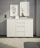 Sideboard >Brest< 2 Türen, 4 Schübe, in weiß - Produktbild-Vorschau 7