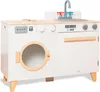 Houten wasmachine en speelkeuken 2-in-1 voor kinderen – Productafbeelding-voorbeeld 9