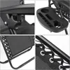 Zero-Gravity Gartenstuhl Set – 2er Set klappbare Produktbild-Vorschau 3