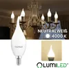 LUMILED 6 Stück LED Kerze Lampe BA35 E14 8W Ersetzt 60 Watt Produktbild-Vorschau 3