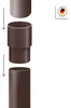 INEFA Fallrohr Verbinder, PVC DN100 / 100mm Dunkelbraun Produktbild-Vorschau 3