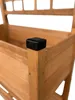 Hochbeet Holz braun 137 cm, inkl. Pflanzfolie & Ablage – Produktbild-Vorschau 3
