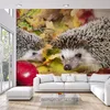 Muralo XXL Selbstklebende FOTOTAPETE IGEL Tiere 3D Effekt Produktbild-Vorschau 1