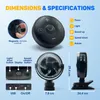 Stolný ventilátor Vulpes Goods, dobíjací a bezdrôtový, Náhľad obrázku produktu 11