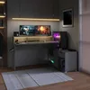 Bureau gaming Vortex - 229x60x95cm - avec éclairage LED - Voir les images du produit 3